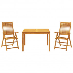 Garden Dining Set Acacia wood Solid Acacia wood with an...