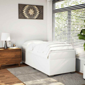 Box Spring Bed White