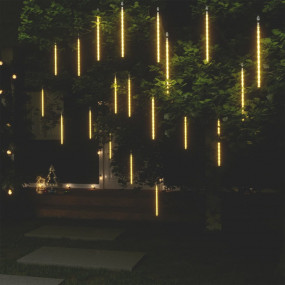 Meteor Light Set of 20 Warm White Plastic