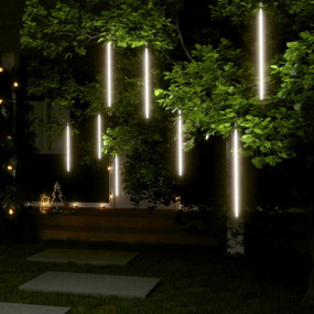 Meteor Light Set of 8 Cold white Plastic Medium