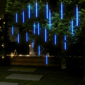 Meteor Light Set of 20 Blue Plastic 11.8 in tube length