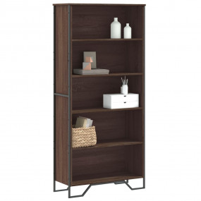Book Cabinet Brown Oak Engineered wood Tall Book Cabine...