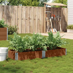 Garden Planter Brown Solid Pine Wood 59 x 19.7 x 8.5 in...
