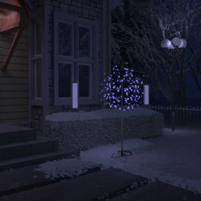Christmas Tree Blue Plastic, Metal Medium Christmas Tre...