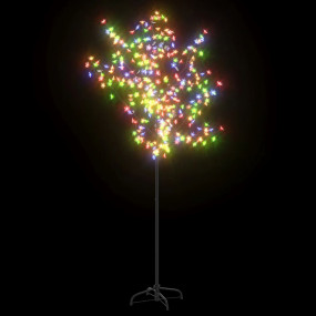 Christmas Tree Black trunk with colorful lights Plastic...