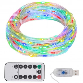 LED String Multicolor Copper 98.4 ft LED String Other M...