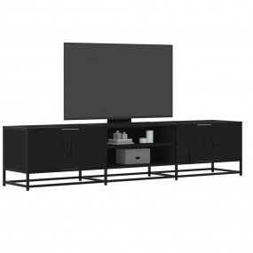 TV Cabinet Black Engineered wood, metal Large TV Cabine...