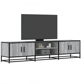 TV Cabinet Grey Sonoma Engineered wood, metal Large TV ...