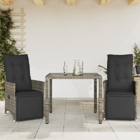 Bistro Set Grey