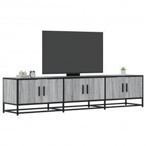 TV Cabinet Gray Sonoma Engineered wood, Metal 70.9 in l...