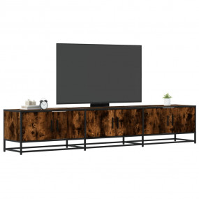TV Cabinet Smoked Oak Engineered wood, metal 82.7 in lo...
