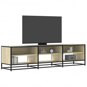 TV Cabinet Sonoma Oak Engineered Wood, Metal Medium TV ...