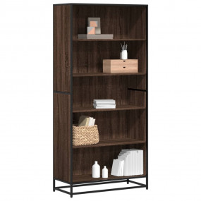 Bookcase Brown Oak Engineered wood 67.1 in tall, 31.7 i...