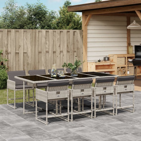 Garden Dining Set Light Grey, Anthracite