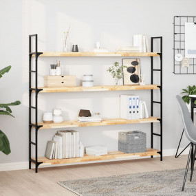Floating Shelf Set of 2 Natural Solid Acacia wood Large