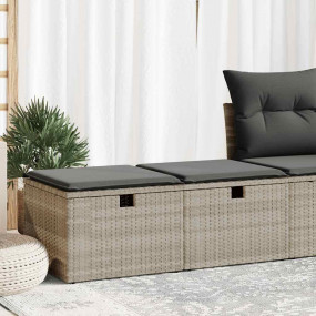 Garden Sofa Set Light Grey