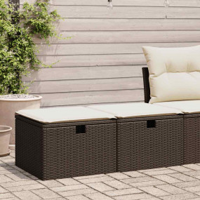 Garden Sofa Set Brown