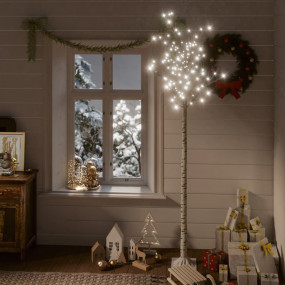 Christmas Tree White Plastic 7.2 feet tall Christmas Tr...
