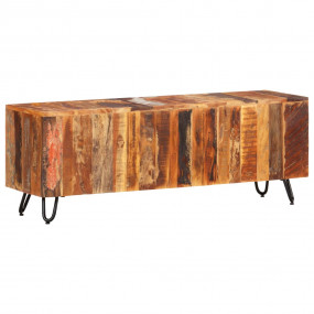 Tv Cabinet Multicolor Solid reclaimed wood, iron Tv Cab...