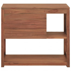 Bathroom Cabinet Natural Teak Solid Teak Wood Medium
