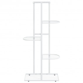 Plant Stand White Metal Shelving Plant Stand Rectangula...