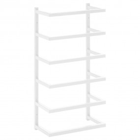 Towel Rack White Steel Towel Rack Rectangular Modern