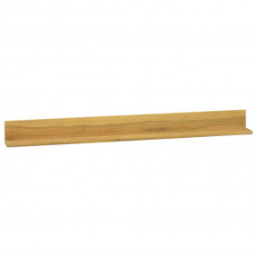 Wall Shelf Natural Teak Solid teak wood with a natural ...