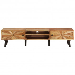 TV Cabinet Natural wood Solid acacia wood Storage TV Ca...