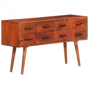 Sideboard Brown Solid Mango Wood, Iron Medium Sideboard