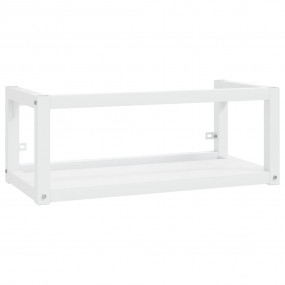 Bathroom Sink Frame White Powder-coated iron Large Wall...