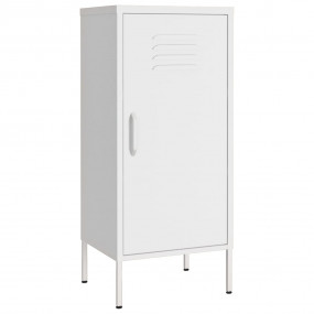 Storage Cabinet White Steel Medium Heavy Weight Enduran...