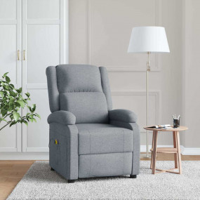 Massage Chair Light gray Fabric, wood, metal Single Mas...