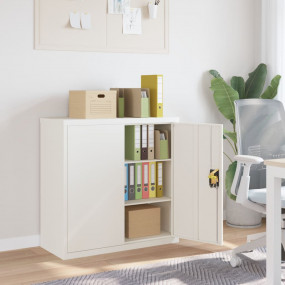 File Cabinet White Powder-coated steel Medium File Cabi...
