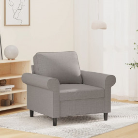 Sofa Chair Light grey Polyester (fabric), metal, plywoo...