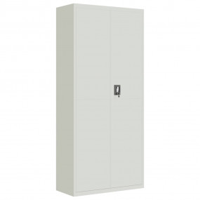 File Cabinet Light Grey Steel Extra High
