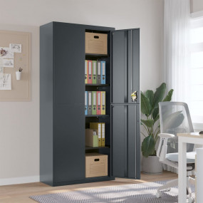 File Cabinet Anthracite Powder-coated steel Extra Tall