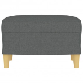 Footstool Dark grey 100% polyester fabric Compact Foots...