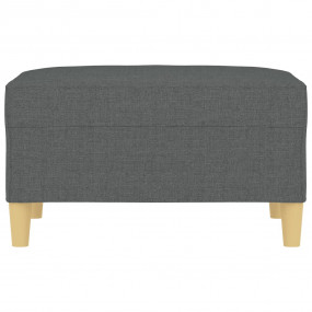 Footstool Dark grey 100% Polyester, Plywood Compact siz...