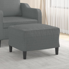 Footstool Dark Grey 100% polyester, plywood Compact Foo...