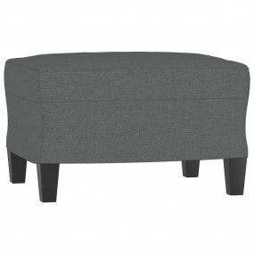Footstool Dark Grey Fabric (100% polyester), plywood Co...