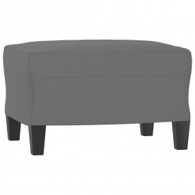 Footstool Dark Gray Microfiber fabric (100% polyester),...