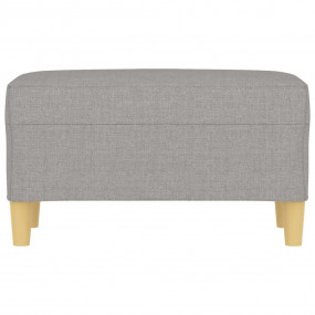 Bench Light Grey Fabric (100% polyester), Plywood, Foam