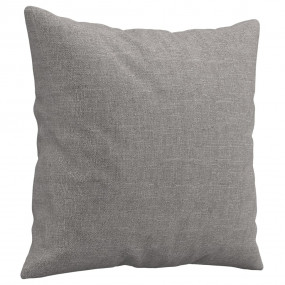 Throw Pillow Light grey 100% polyester 15.7 x 15.7 in D...