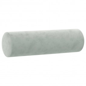 Throw Pillow Light grey Velvet (100% polyester)