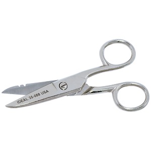 Imag:IDEAL 35-088 Electrician's Scissors with Stripping Notch