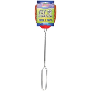 PIC WIRE-2PK Wire Handle Fly Swatter, 2 pk