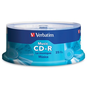 Verbatim 96155 40x 80-Minute CD-R with Branded Surface,...