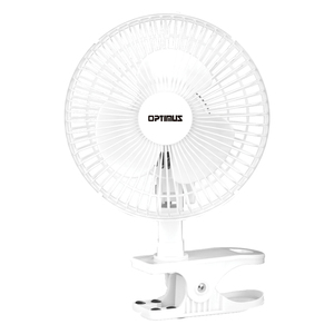 Imag:Optimus F-0645 2-Speed 6-In. Convertible Personal Clip-on/Table Fan