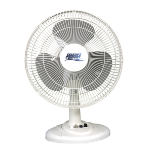 Imag:Seasons Comfort FTT12 12-In. Oscillating Table Fan, FTT12, White