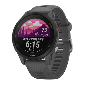 Imag:Garmin 010-02641-00 Forerunner 255 Running Smartwatch (Slate Gray)
